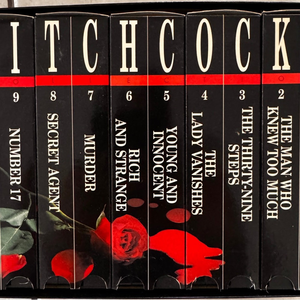 DVD Collection - Black and Red